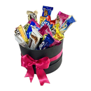 Caixa Box Pequena Bombons Favoritos Lacta Laço Rosa