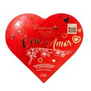 Caixa Coração Viermon 5 Bombons Chocolate Leite Crocan