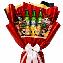 Buquê 3 Cervejas Heineken  Chocolates Petiscos