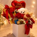 Kit Parabéns Ferrero Rocher Urso Doces Rosas
