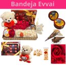 Cesta Grande Presente Urso Pelúcia Rosas Artificias