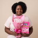 Buquê Marshmallow Torção Rosa Dia das Crianças