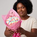 Buquê Marshmallow Torção Colorida Dia das Crianças Ros