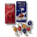 Cesta Especial de Chocolate Lindt e Vinho com Orquídea