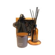 Cesta Vela Aromática com Difusor de Varetas