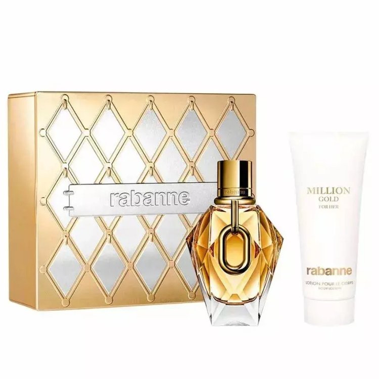 Coffret Rabanne Million Gold For Her Kit Perfume Fem