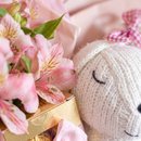Presente Flores Mamãe e Bebê