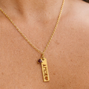 Colar Amor com Pingente Coração Banhado A Ouro 18k