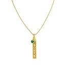 Colar Sorte com Pingente Banhado a Ouro 18k