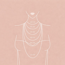 Colar Amuleto Cravejado com Banho em Ouro 