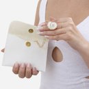 Conjunto Colar e Brinco Caracol Banho em Ouro 18k