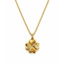 Colar com Pingente de Trevo Banhado A Ouro 18K