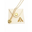 Colar com Pingente de Trevo Banhado A Ouro 18K