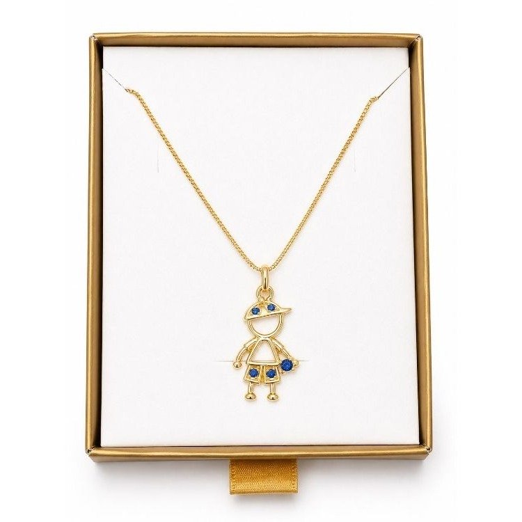 Colar Menino banhado a Ouro 18k
