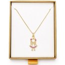 Colar Menina banhado a Ouro 18k