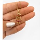 Colar Menina banhado a Ouro 18k