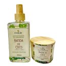 Kit Home Spray Vela Aromática Batida de Coco 