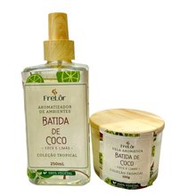 Kit Home Spray Vela Aromática Batida de Coco 