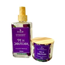 Kit Home Spray Vela Aromática Pé de Jabuticaba