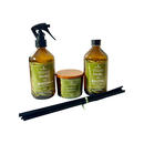 Kit Home Spray e Vela 100g e Difusor de Ambientes 