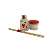 Kit Namorados Vela + Home Spray Cereja e Avelã