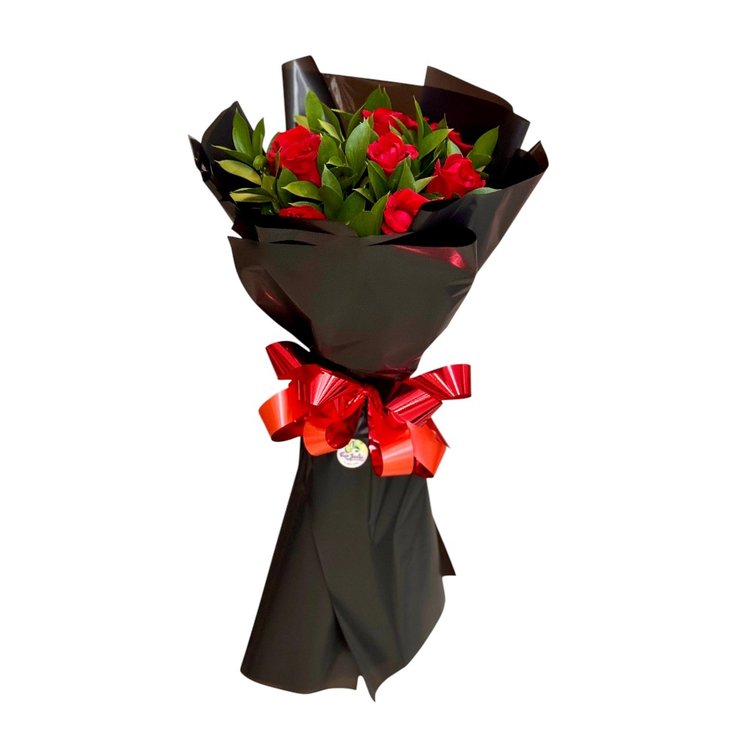 Buque Classic 6 Rosas Vermelhas