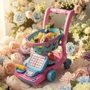 Cesta De Café Da Manhã Carrinho de Supermercado