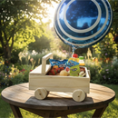 Cesta De Café Da Manhã De Carrinho Menino