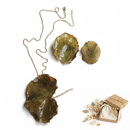 Joia Botânica Flora Brasileira Banho Nobre Ouro