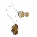 Joia Botânica Flora Brasileira Banho Nobre Ouro