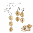 Joia Botânica Bougainvillea Banho Nobre Prata