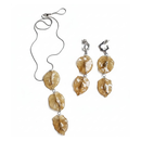 Joia Botânica Bougainvillea Banho Nobre Prata