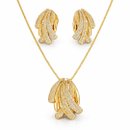 Conjunto Dourado Luxo com Zircônias Premium