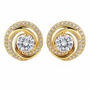 Conjunto Luxo com Zircônias Banhado a Ouro 18k Elegant