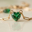 Colar Cartier Banhado Ouro 18k Zircônia Verde