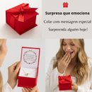 Colar Coração Banhado A Ouro 18k Com Caixa Mensagem
