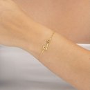Presente Pulseira Dinda Banhado A Ouro 18k com Caixa