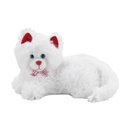 Gata de Pelúcia Branca Grande