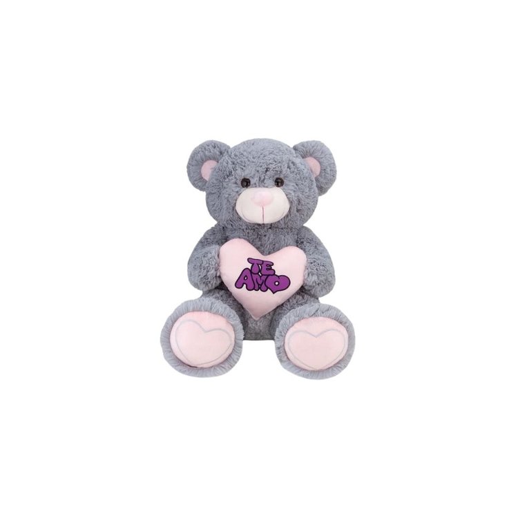 Urso de Pelúcia Cinza 70 cm