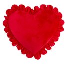 Almofada Vermelha Babados, Presente Dia da Mulheres