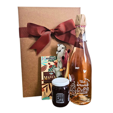 Cesta com Espumante e Chocolate