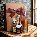 Cesta com Espumante e Chocolate