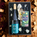 Cesta Vinho Branco & Chocolate Artesanal