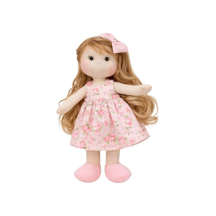 Kit Boneca de Pano Artesanal Florista