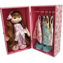 Kit Boneca e Armário com Roupas