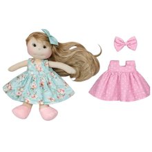 Kit Boneca e  3 Vestidos para Trocar