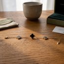 Pulseira Ouro Trevos Pretos