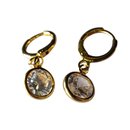 Brinco Argola Dourado Ponto de Luz