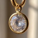 Brinco Argola Dourado Ponto de Luz