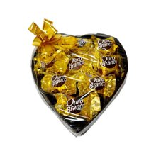 Coração com 9 Bombons Ouro Branco